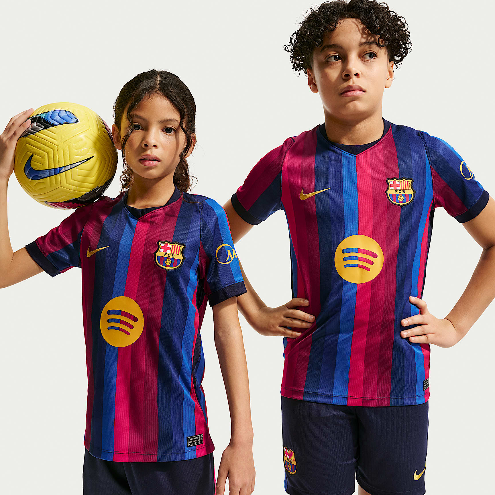 FC Barcelona 2026/27 Stadium Home Big Kids' Nike Dri-FIT Soccer